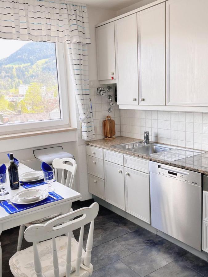 Grosszuegige Wohnung, Bergblick, Vintage 松托芬 外观 照片