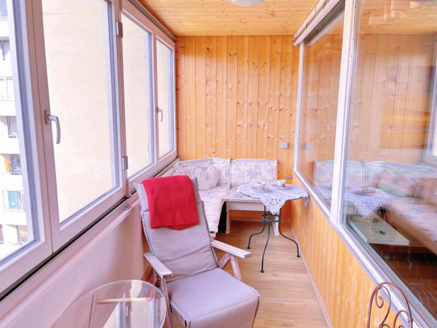 Grosszuegige Wohnung, Bergblick, Vintage 松托芬 外观 照片